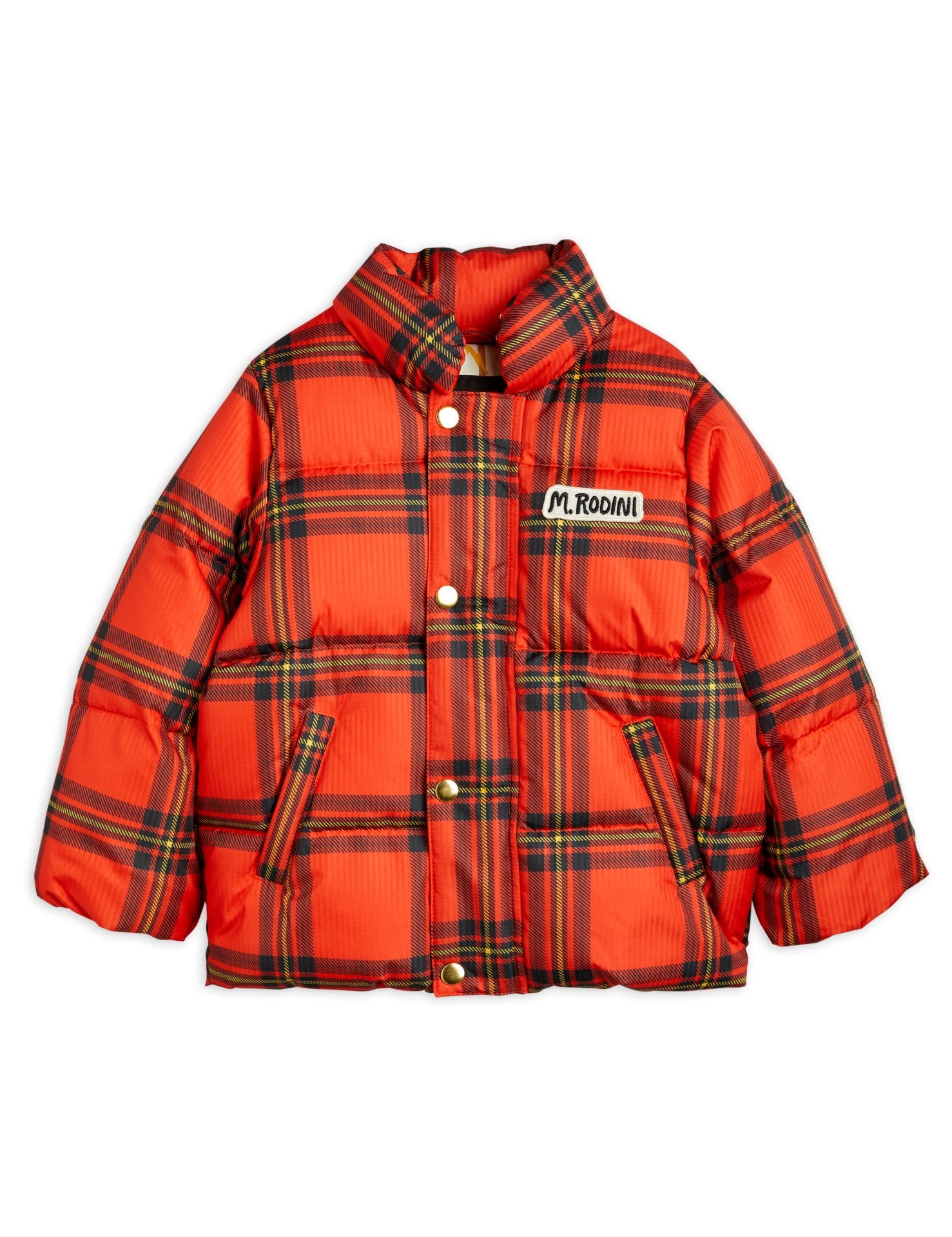 Checked padded clearance jacket