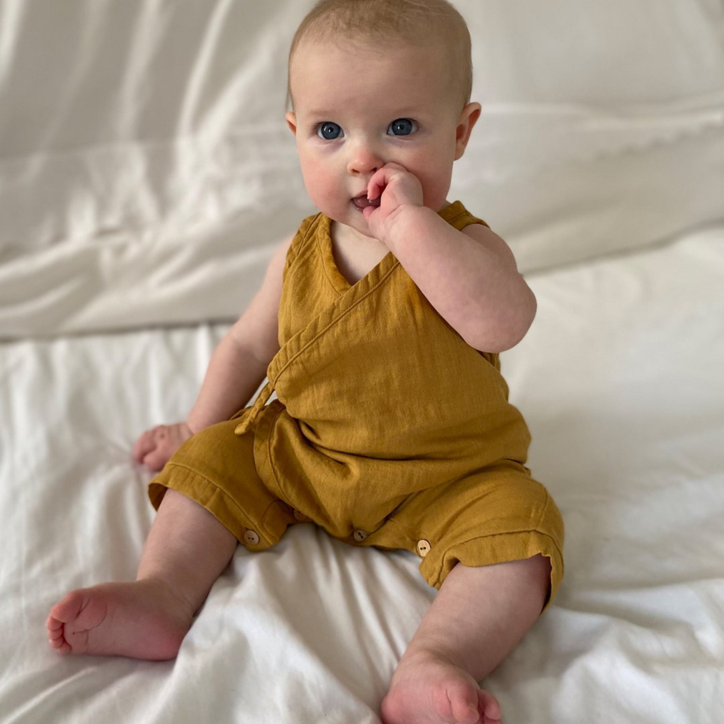 Beaumont Evan Cotton Romper Sun