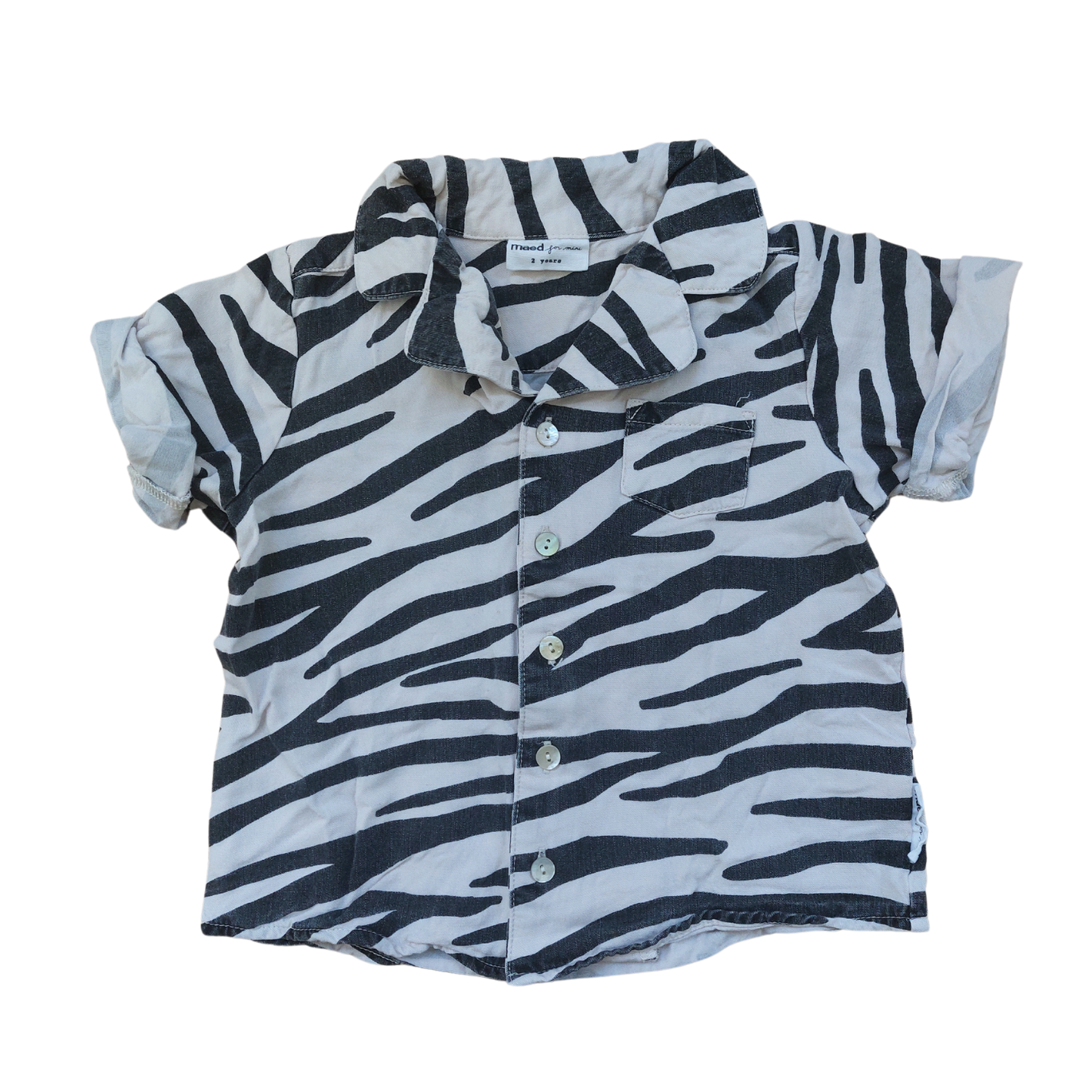 Maed for Mini Zebra Blouse White