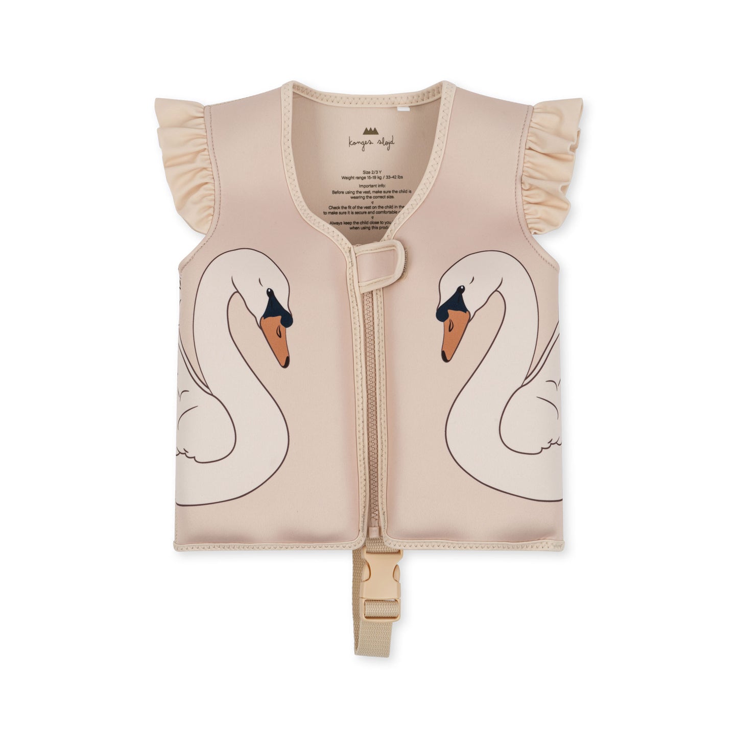 Float frill swan vest