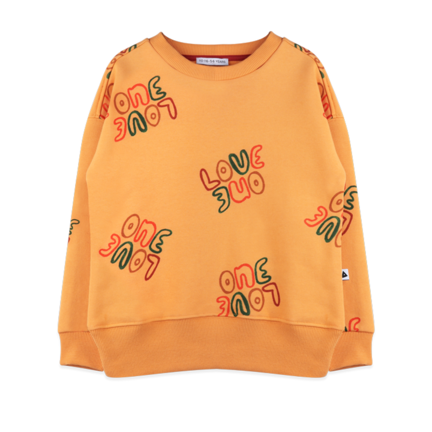 AMMEHOELA One Love Cotton Sweater Orange