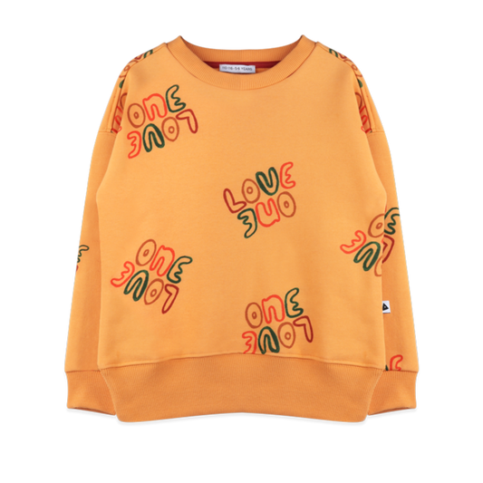 AMMEHOELA One Love Cotton Sweater Orange