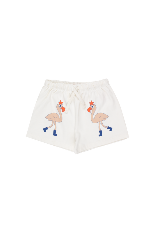 Flamingos short off-white