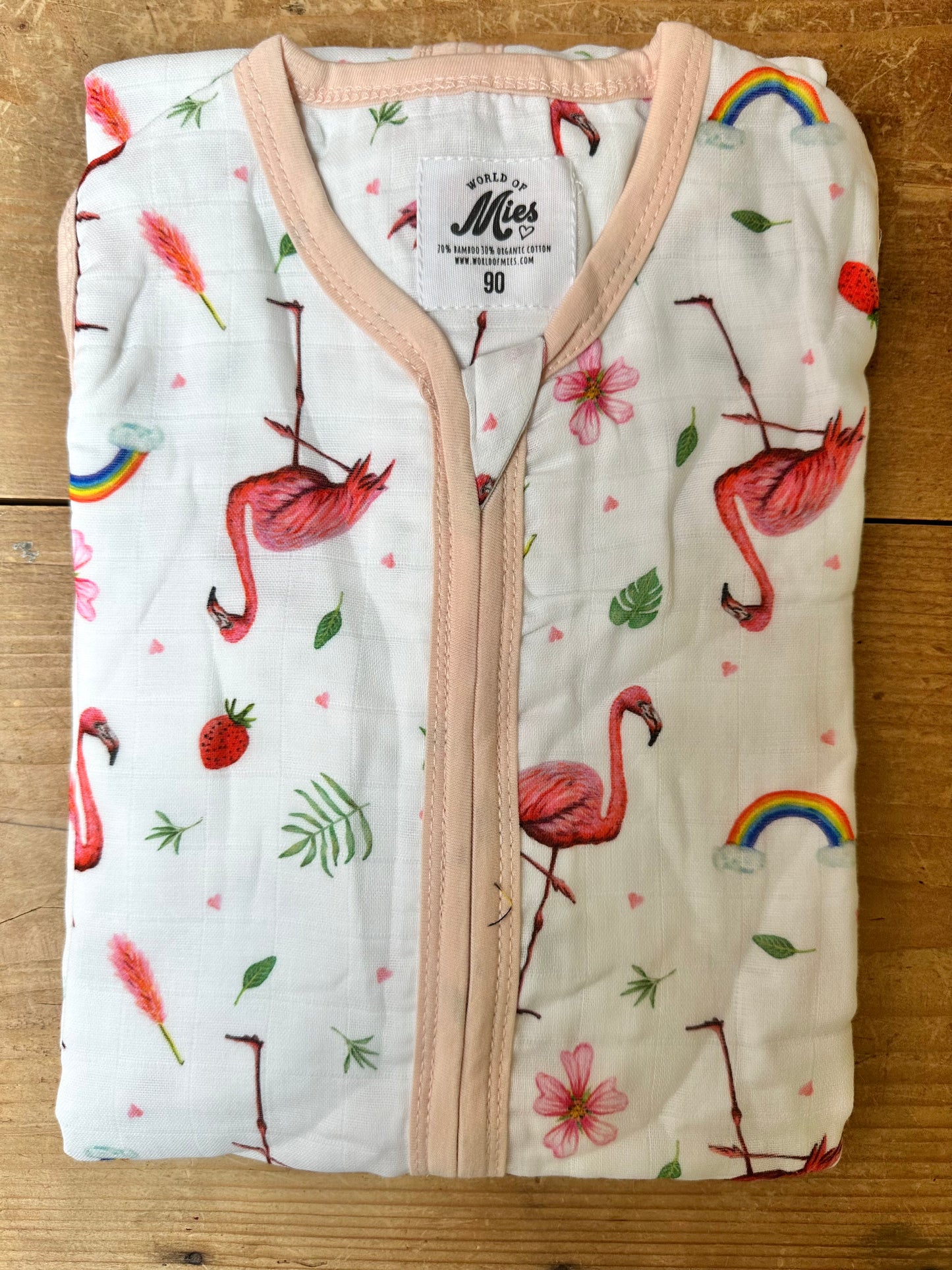 Flamingo sleeping bag