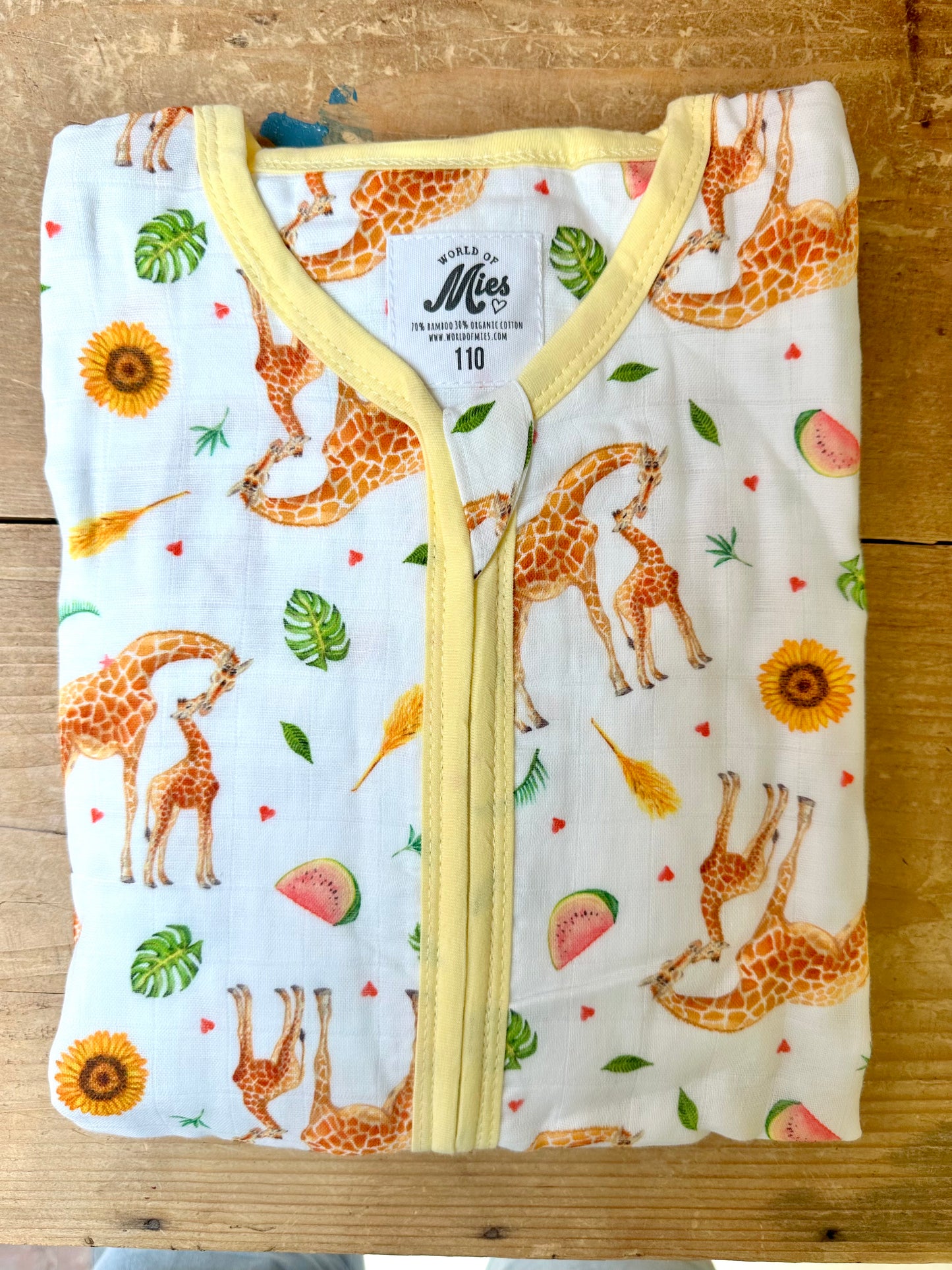 Giraffe sleeping bag