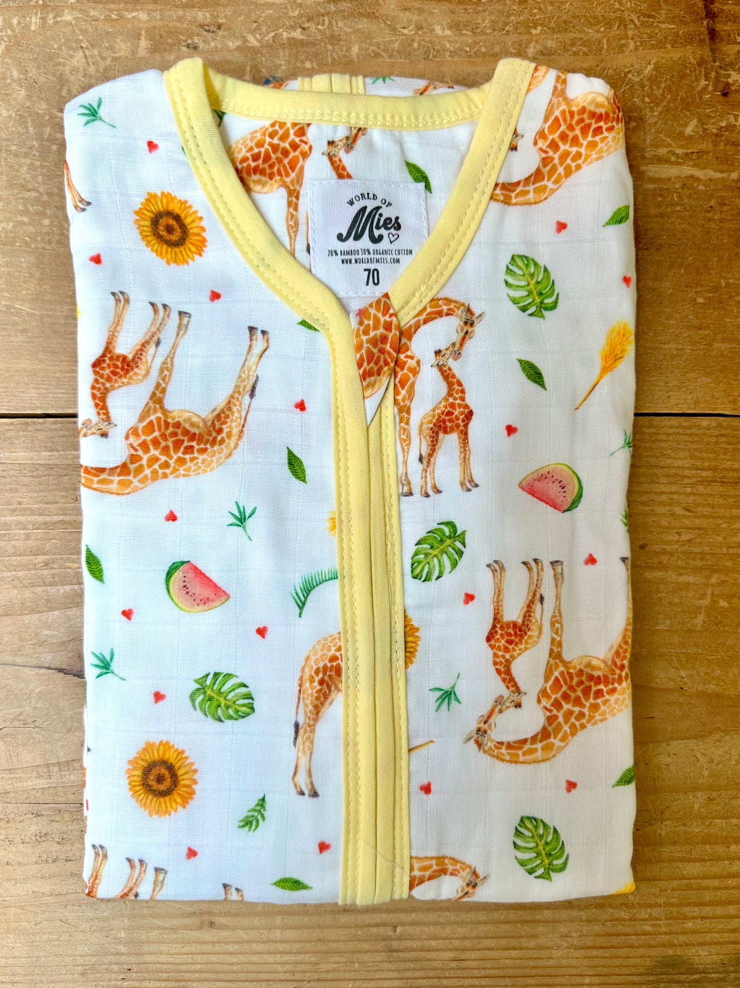 Giraffe sleeping bag