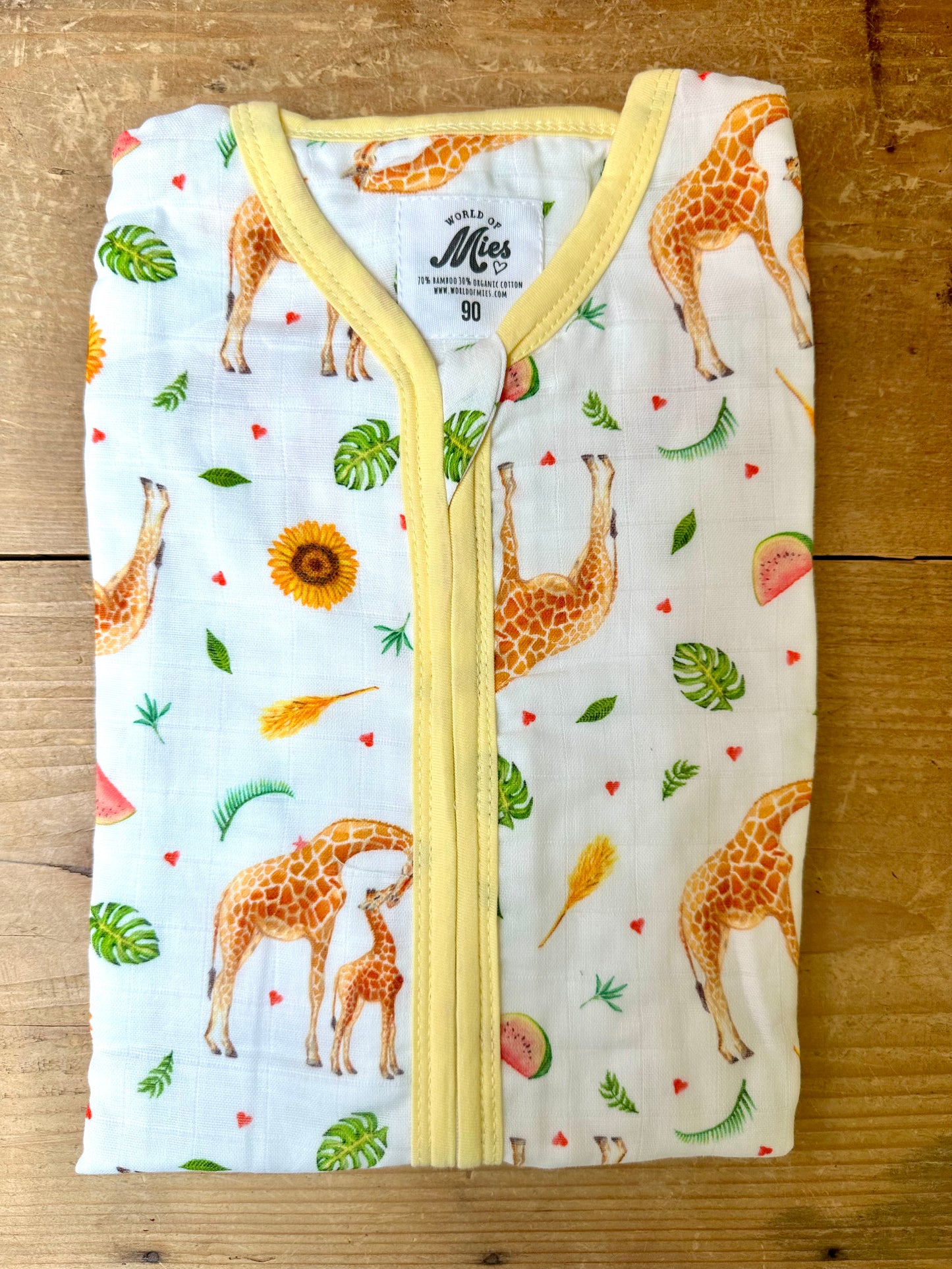 Giraffe sleeping bag