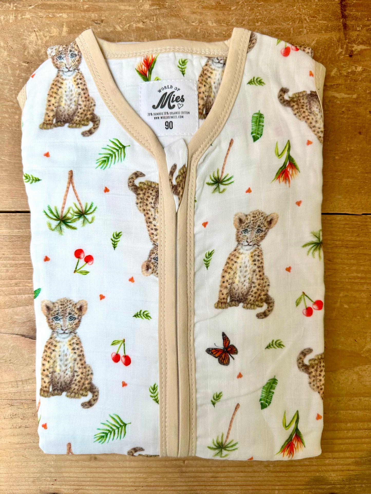 Leopard sleeping bag