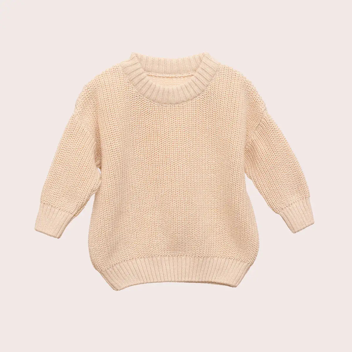 Natural knit sweater