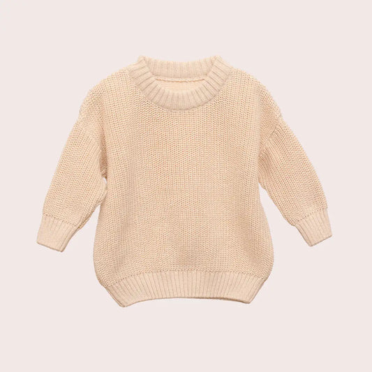 Natural knit sweater