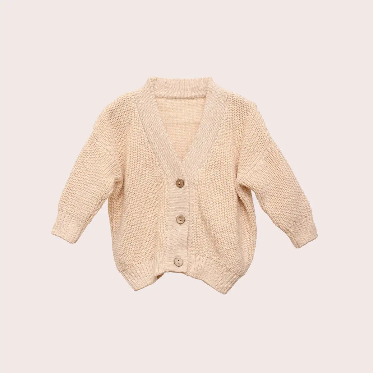 Natural knit cardigan