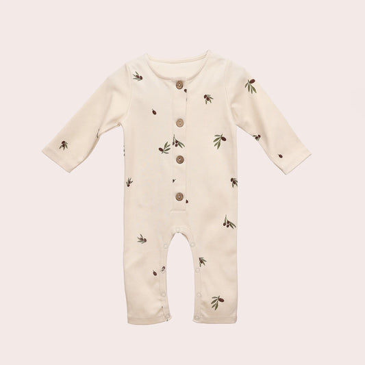 Olives one-piece romper