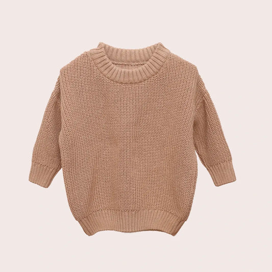 Taupe knit sweater