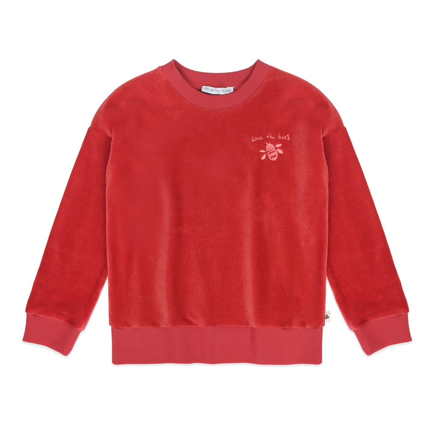 AMMEHOELA Bee Cotton Sweater Red