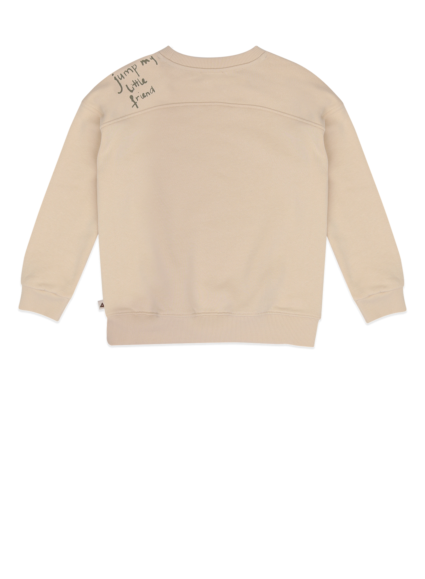 AMMEHOELA Grasshopper Cotton Sweater Beige