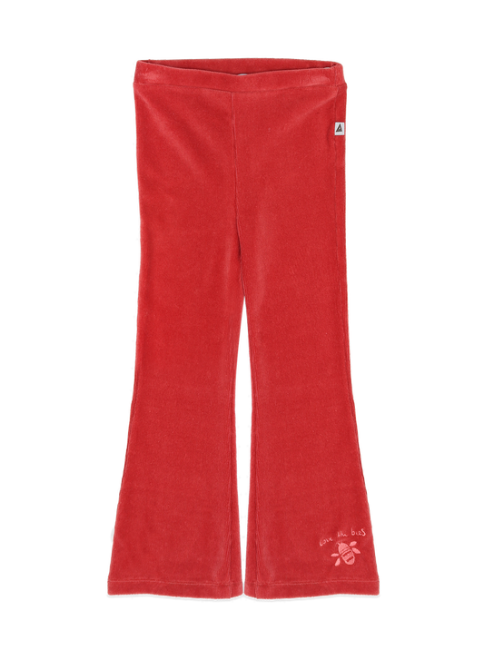 AMMEHOELA Bee Flared Pants Red