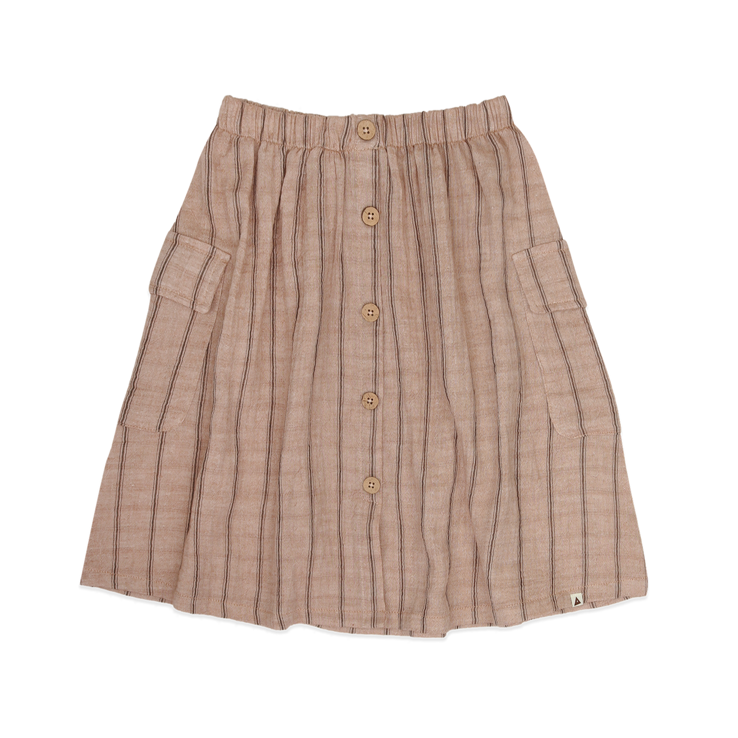 AMMEHOELA Romy Cotton Skirt Beige